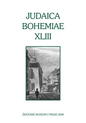 Documentation of the Old Jewish Cemetery in Prague Cover Image