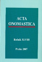 Historical and Onomastic Aspects of the Ethnonyms Čeh and Bohem in the Serbian and Croatian Language Cover Image