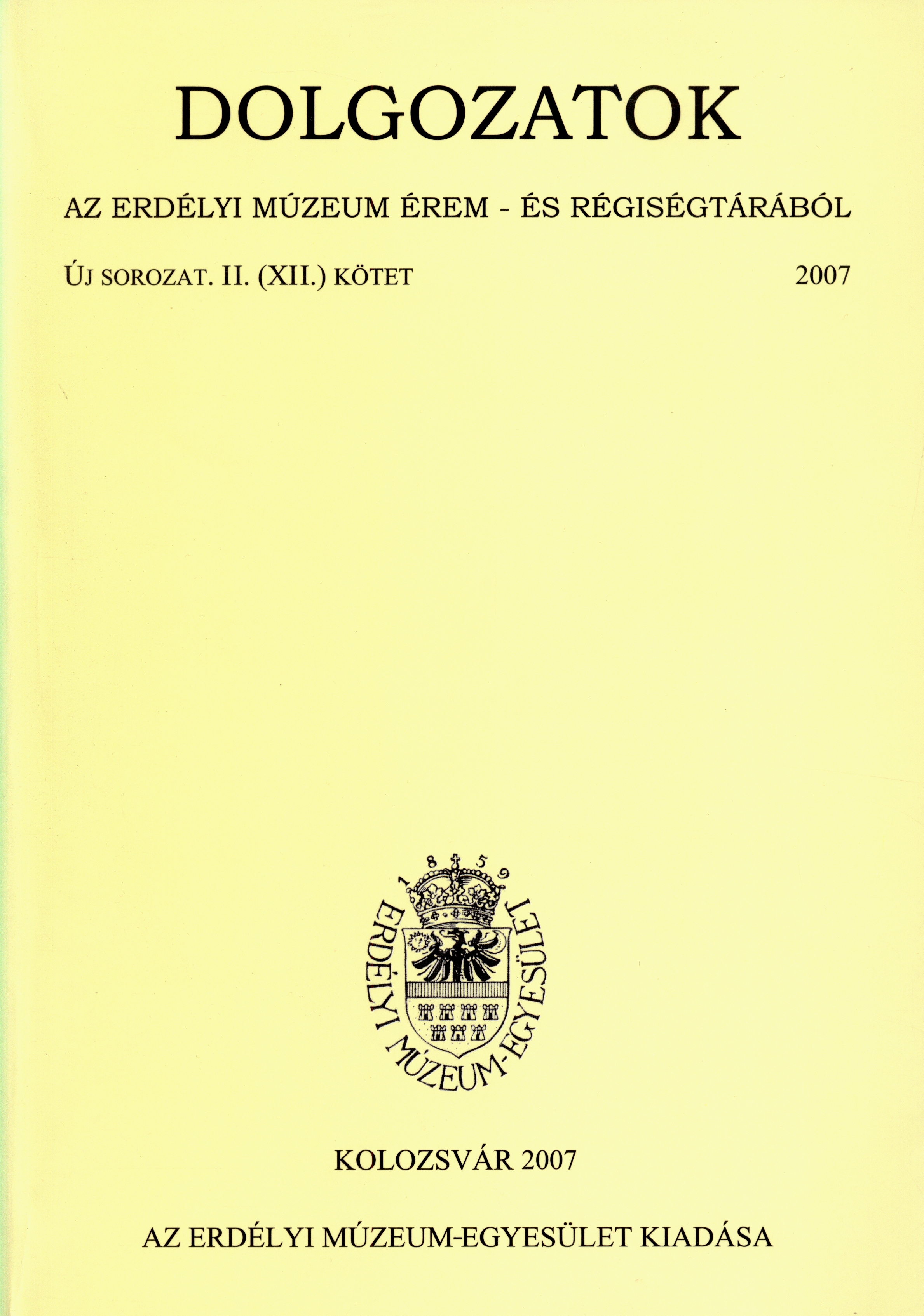 Hoffmayer Simon's Altar from Torda Cover Image