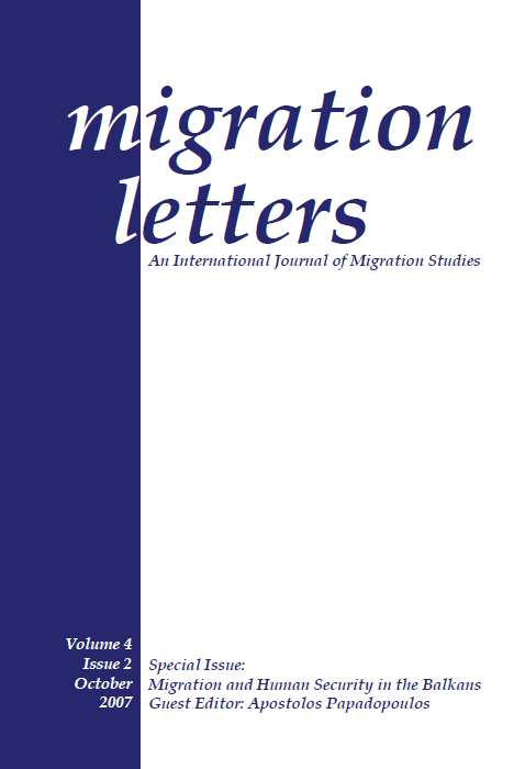 Demography and Migration as Human Security Factors: the Case of South Eastern Europe Cover Image