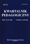 „KWARTALNIK PEDAGOGICZNY” 1956–2006 Cover Image