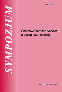 The concept and basis of ecumenical dialogue Cover Image