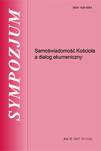 Samoświadomość Kościoła katolickiego w kontekście jego ekumenicznego zaangażowania