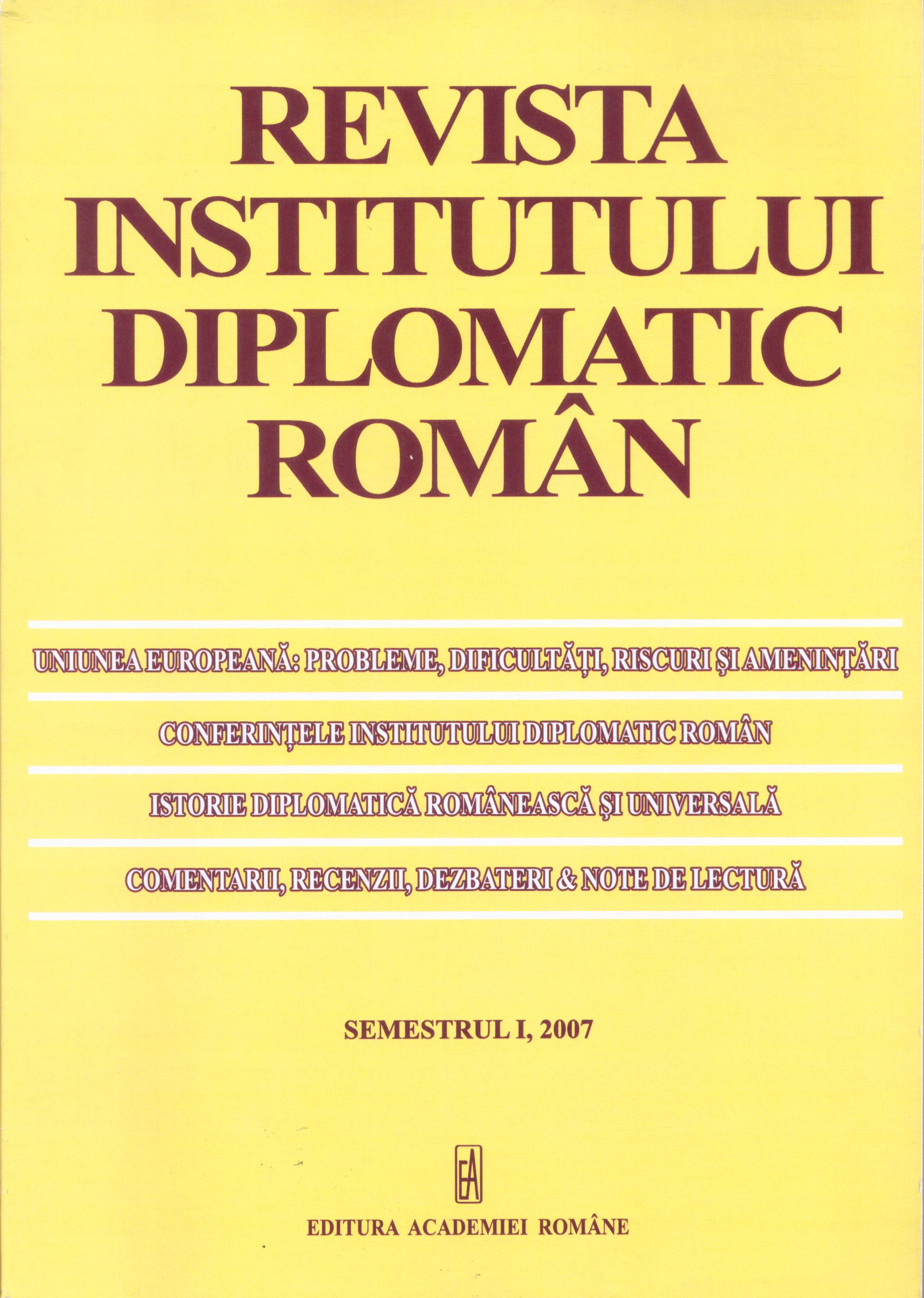La conditionnalité de I’UE et de I’OTAN sur la politique étrangère roumaine des années 1990