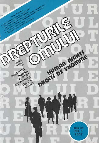 Improvement of the democratic civil control mechanisms - a guaranty for the respect of the human rights and fundamental freedoms at European standards Cover Image