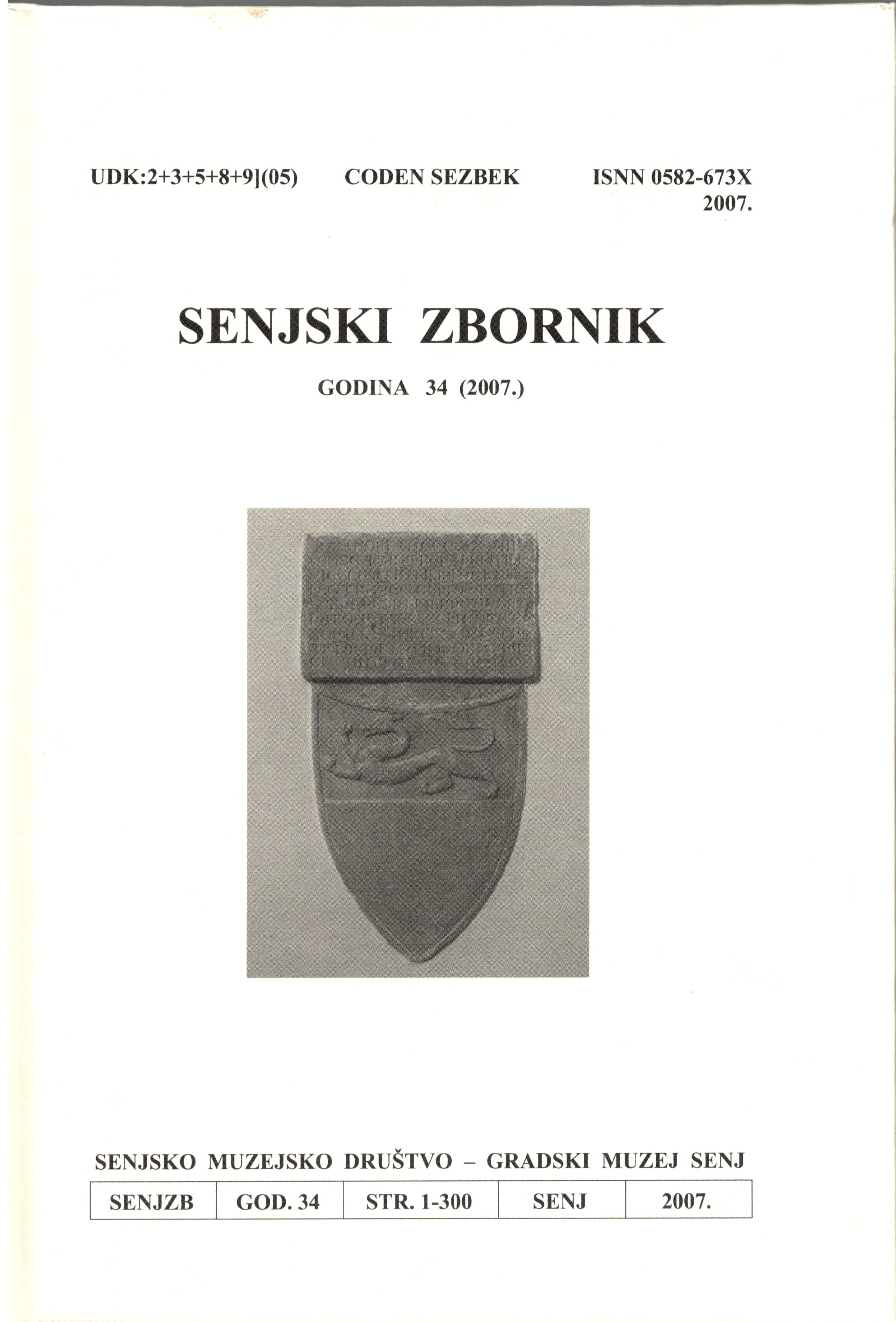 Statute of Senj from 1388 Cover Image