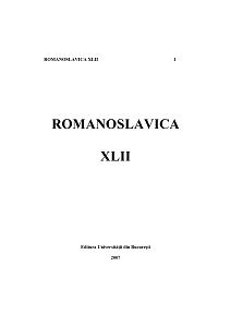 Aspectul verbal în percepţia lingviştilor cehi şi slovaci