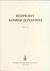 Recent Polish verbs of foreign origin: diachronic and synchronic properties Cover Image