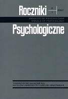 Personality correlates of temporal competence: The interpretation of canonical analysis results Cover Image