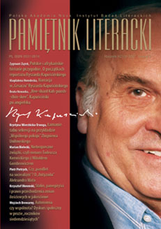 A review of: Anna Sobieska, Twórczość Leśmiana w kręgu filozoficznej myśli symbolizmu rosyjskiego. Kraków 2005 Cover Image
