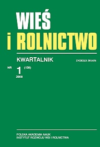 The influence of Poland’s integration with EU on the economic situation of Polish agriculture in 2004–2006 Cover Image