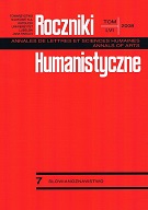 Konferencja: W kręgu wartości: Bóg, człowiek, świat w kulturze i literaturach wschodniosłowiańskich, Lublin 18-19 kwietnia 2008 Cover Image