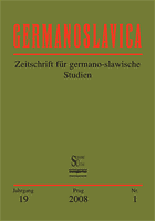 Deutsch-tschechische Sprachkontakterscheinungen Cover Image