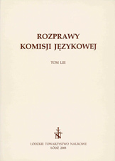 The space and area in Polish language Cover Image