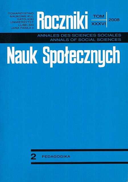 Wychowanie chrześcijańskie między tradycją a współczesnością, red. Alina Rynio, Lublin: Wydawnictwo KUL 2007 Cover Image