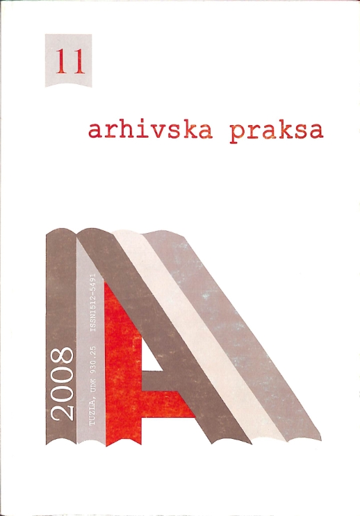 CONTRIBUTION OF ARCHIVAL ASSOCIATION OF SERBIAN TO IMPROVEMENT OF ARCHIVAL THEORY AND PRACTICE Cover Image