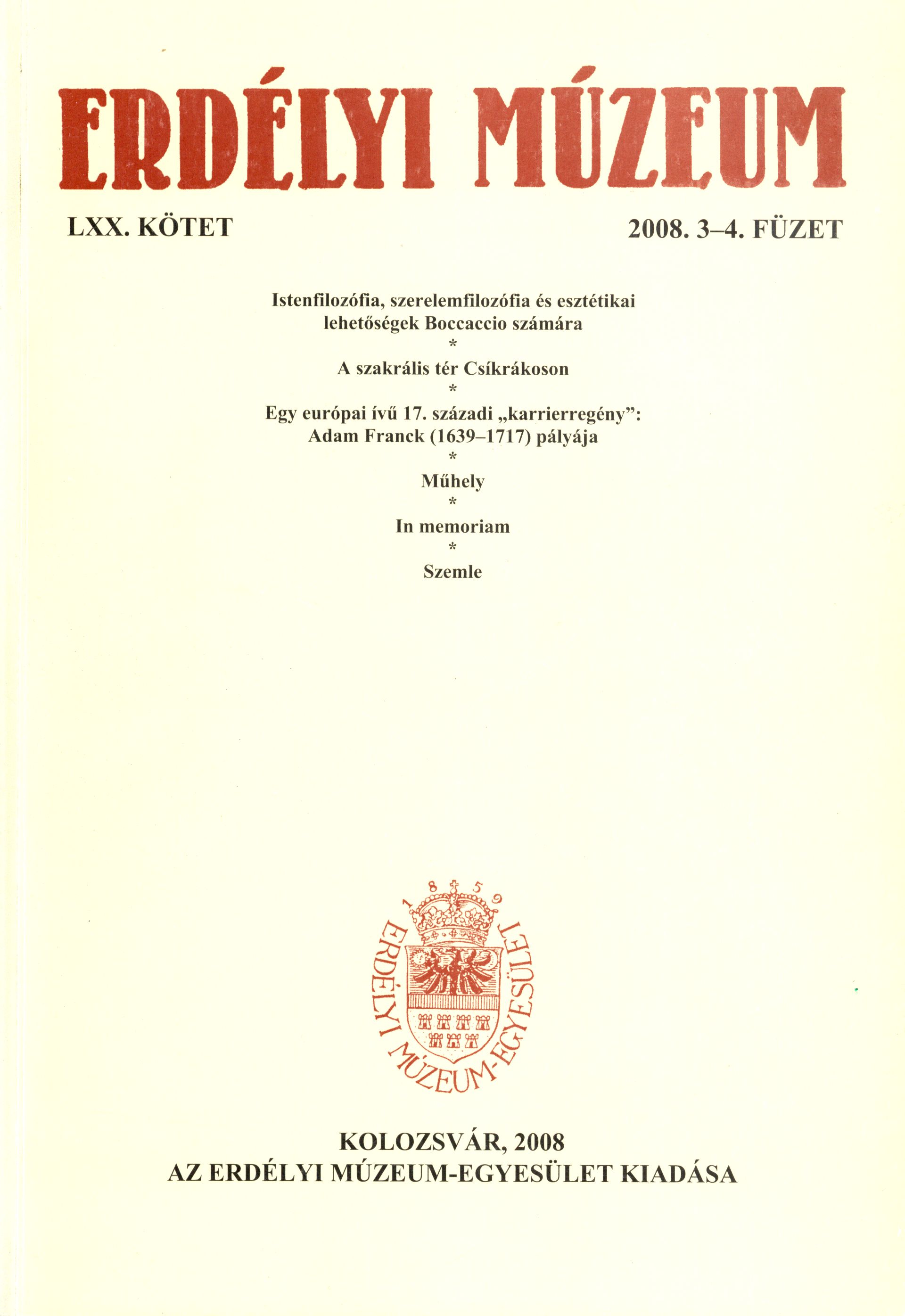 Late Modern Tendencies in Jenő Dsida's Poems Cover Image