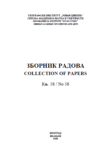 OVERSPREADING OF TOPONYMS IN DEPENDENCE ON ECONOMIC DEVELOPMENT IN THE EXAMPLE OF MOUNTAIN ZLATIBOR