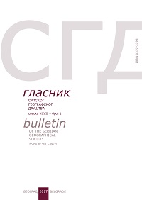Space-functional proportions and relations of the settlements in the municipality of Pećinci Cover Image