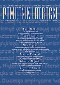 A review of: Tomasz Kunz, Strategie negatywne w poezji Tadeusza Różewicza. Od poetyki tekstu do poetyki lektury. Kraków  (2005)  Cover Image