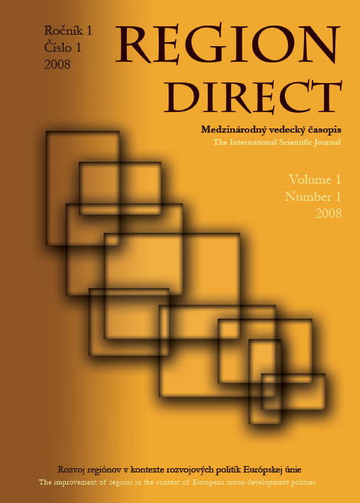 Regional support resources of the European union – demarcations and 
simplification Cover Image