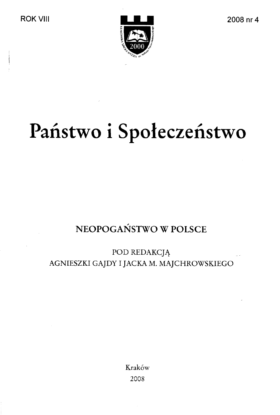 Wizja życia politycznego współczesnych środowisk neopogańskich w Polsce