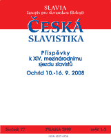 Czech Dialectology in the Slavic Context Cover Image