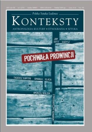 The “Province” from an Anthropological Point of View. A Reflection from the Perspective of Cultural Communication Dilemmas Cover Image