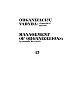 Functional Qualification Competencies Acquired By Non-Formal And Informal Learning: Psychologist’s Functions As A Sample Cover Image