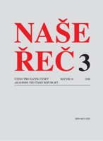 Remarks on the status of the grapheme c in Czech and the “sound – letter“ relationship in general Cover Image