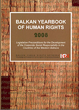 Report on the Activities of the Balkan Human Rights Network (BHRN) in the Period October 2007- July 2008 Cover Image