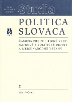 Department of Political Science of the Faculty of Philosophy and Arts, Trnava University in Trnava Cover Image