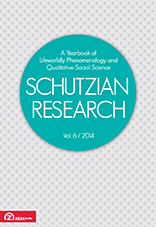 The Social Theory of Schutz and Phenomenological Psychology Cover Image