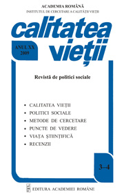 Ioan Mărginean, Iuliana Precupeţu (coord.), Quality of life and sustainable development. Policies for the strengthening of social cohesion Cover Image