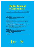 Assessment of the natural rate of unemployment and capacity utilisation in Latvia Cover Image