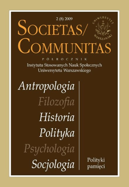 Gostynin without Jews. History, Ethnography, (Non)Memory Cover Image