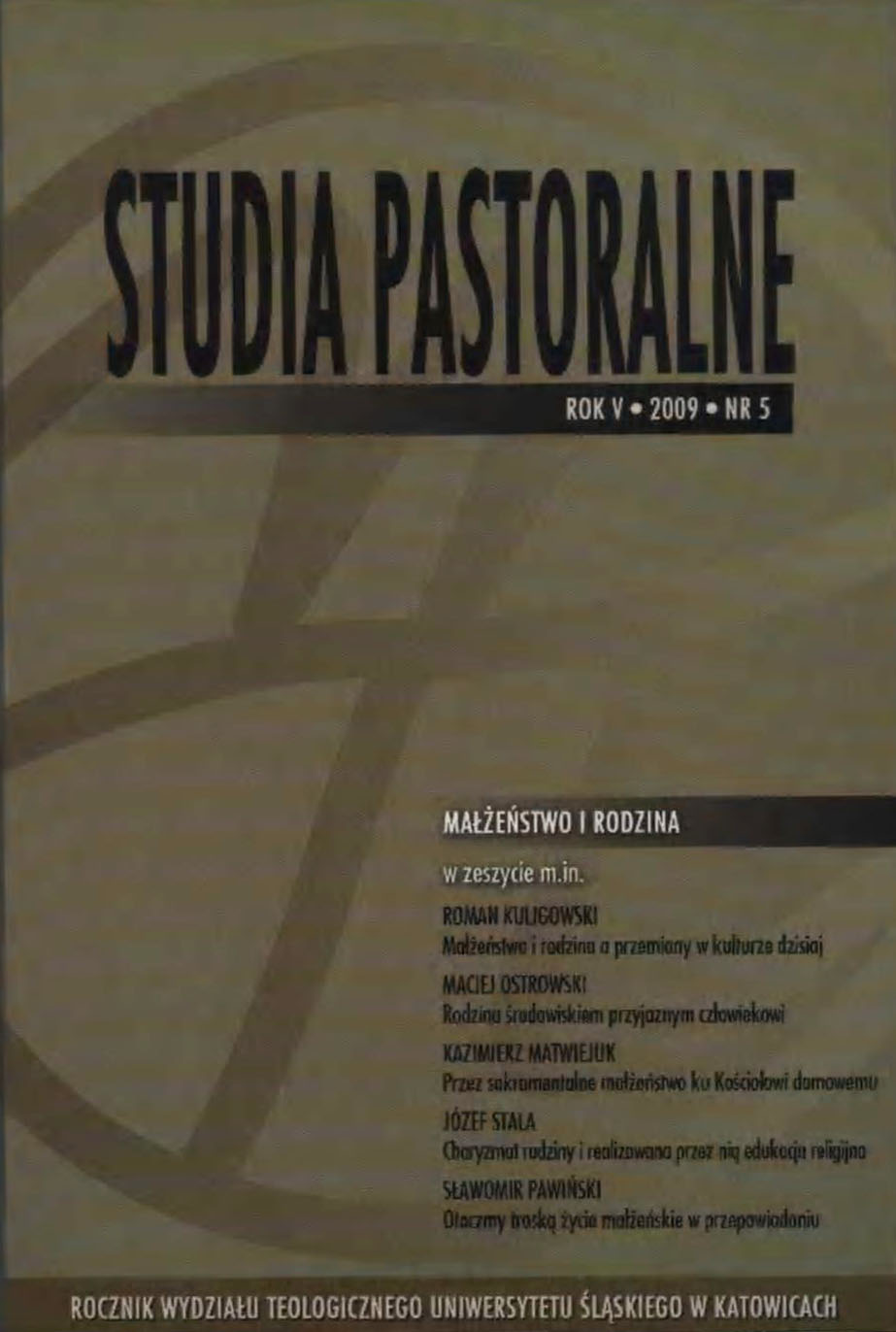 Małżeństwo i rodzina a przemiany w kulturze dzisiaj