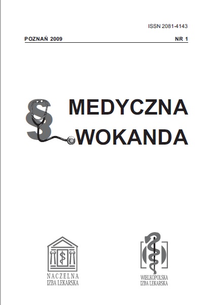 The Professional Responsibility of EMS Medical Practitioners. A Review of Selected Cases in the District Medical Court of the Wielkopolska Section of the Chamber of Physicians and Dentists Cover Image