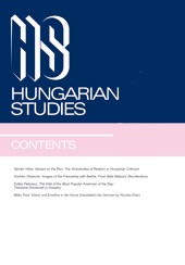 The reevaluated past: The memory of the Dual Monarchy in Hungarian literature Cover Image