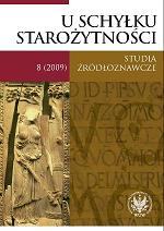 THE COMMUNITY OF NAPLES AND THE ARMY OF BELISARIUS IN AD 536 – CLASSICAL MUNICIPAL POLITICS OR PROCOPIUS’S LITERARY STYLISATION? Cover Image