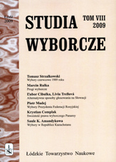 Elections in Slovak Republic. The alternative methods of voting Cover Image