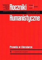 A Multi-layer Character of the Literary Truth in Włodzimierz Odojewski's Fiction Cover Image