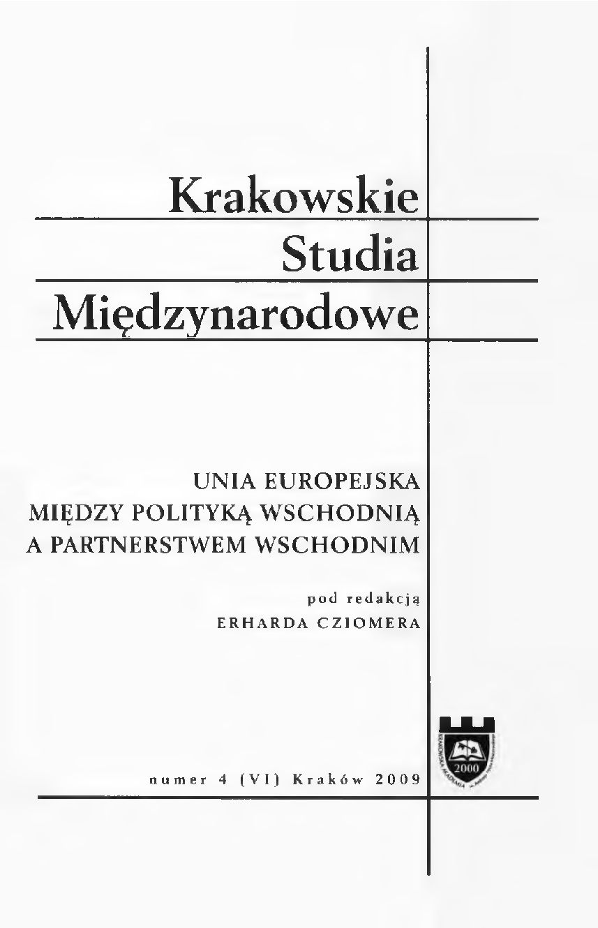 Istota i znaczenie energetycznego wymiaru Partnerstwa Wschodniego : Unii Europejskiej