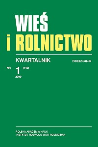 Determinants of Successful Co-operation on Agricultural Markets Presented on the Example of Agricultural Producer Groups in Poland Cover Image