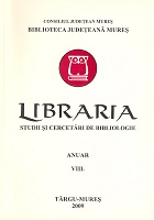 Vasile A. Deac, Conservarea colecţiilor infodocumentare din biblioteci, muzee şi arhive. Simptomatologia complexului de degradare