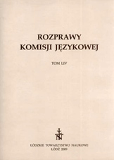 Eeastern Slavic influence on Polish language in Krasnoyarsk vicinity Cover Image