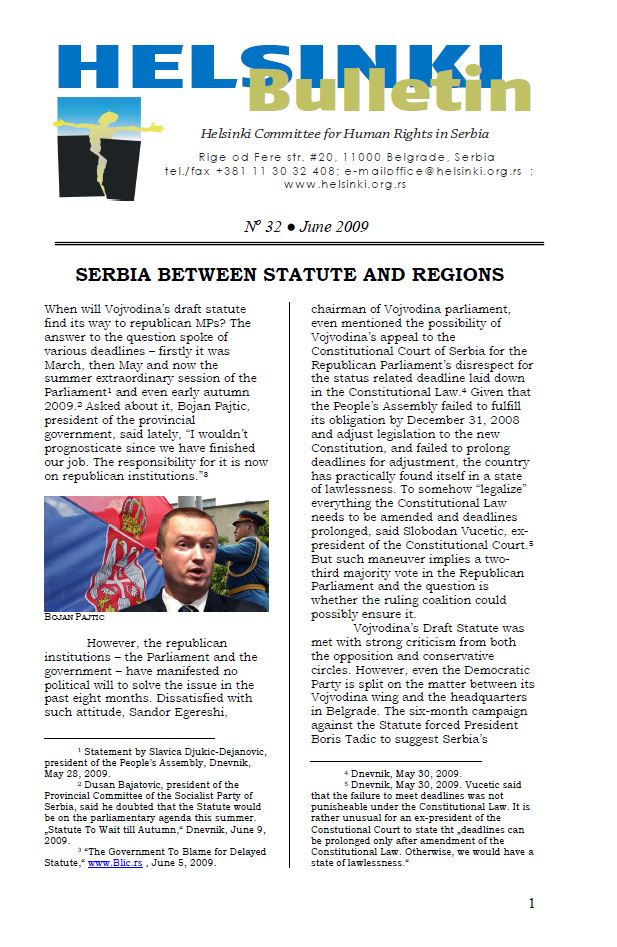 Srbija iszmeđu Statuta i Regiona