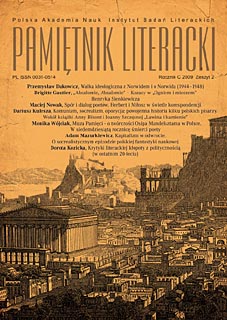 A review of: W.Bolecki,„Inny świat” G.Herlinga-Grudzińskiego;K.Malinowska,Topika religijna w opowiadaniach...;F.Tomaszewski, Drogi i „stacje wygnania” Cover Image
