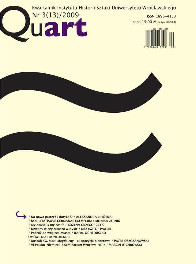 Looking and Touching Anew? The Importance of Traditional Materials in Contemporary Art as Exemplified by the Use of Alabaster in the 20th and 21st Centuries (Part I) Cover Image