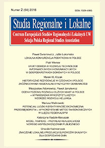 The Infuence of Local Policy on Living Conditions and Quality of Life: A Case Study of Suburban Area of the Gdańsk Agglomeration Cover Image